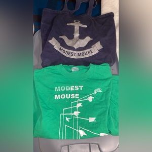 Modest Mouse shirt and bag bundle